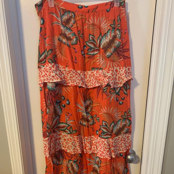 Farmrio for Anthropologie Tiered Maxi Skirt - Picture 1 of 2